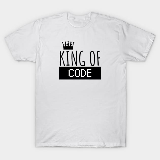 Develop King of code T-Shirt by maxcode